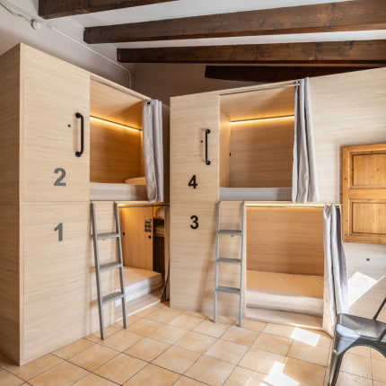 Dormitorio compartido con capacidad para 6 personas